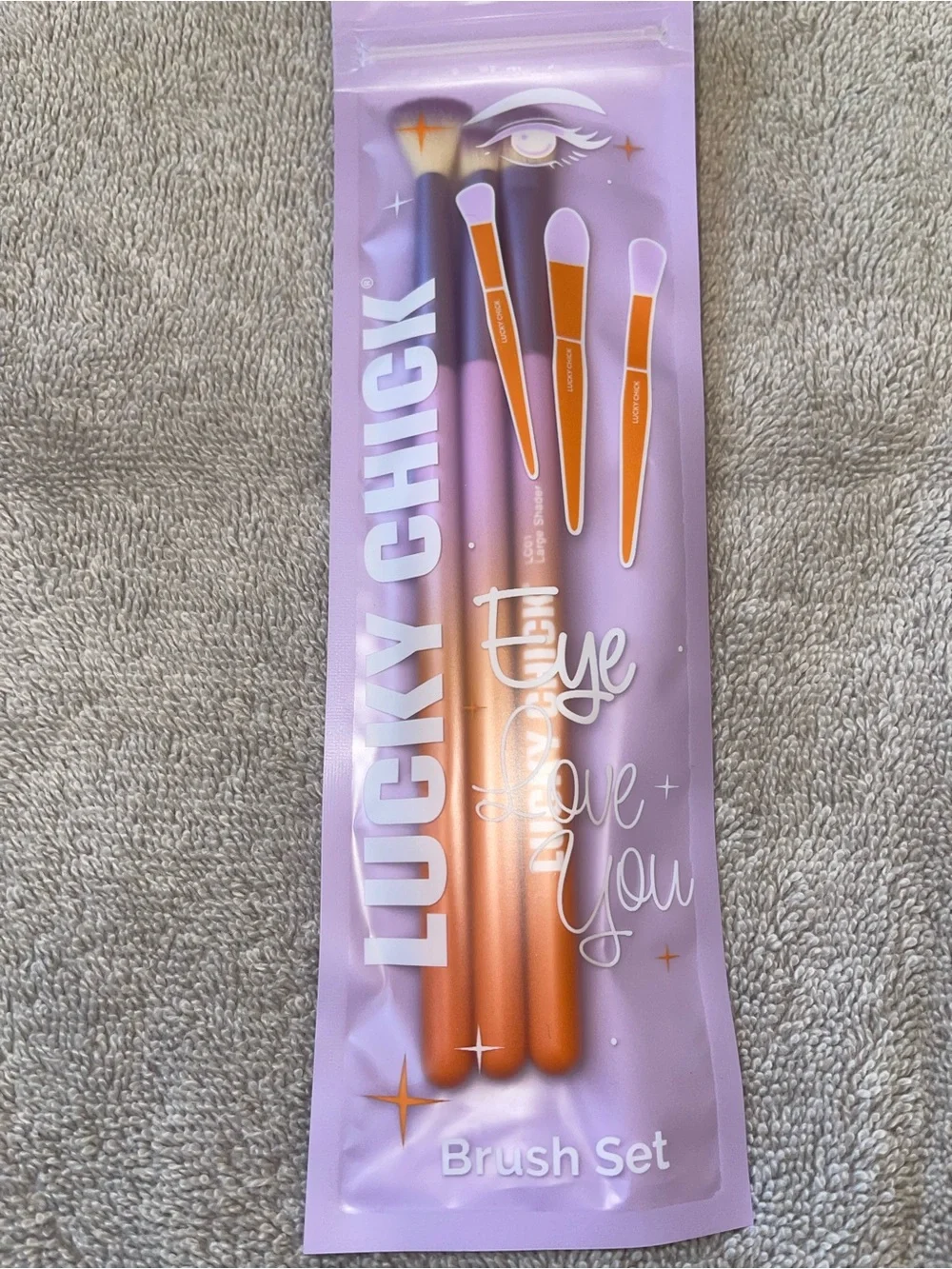 Lucky chick makeup brush set